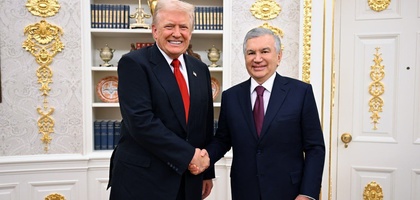 Оқ Уйда Ўзбекистон ва АҚШ давлат президентлари учрашуви бўлиб ўтди