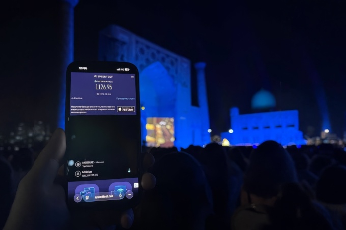Mobiuz Жон Леженд концертида гигабитли мобил интернет тезлигини таъминлади (фото)