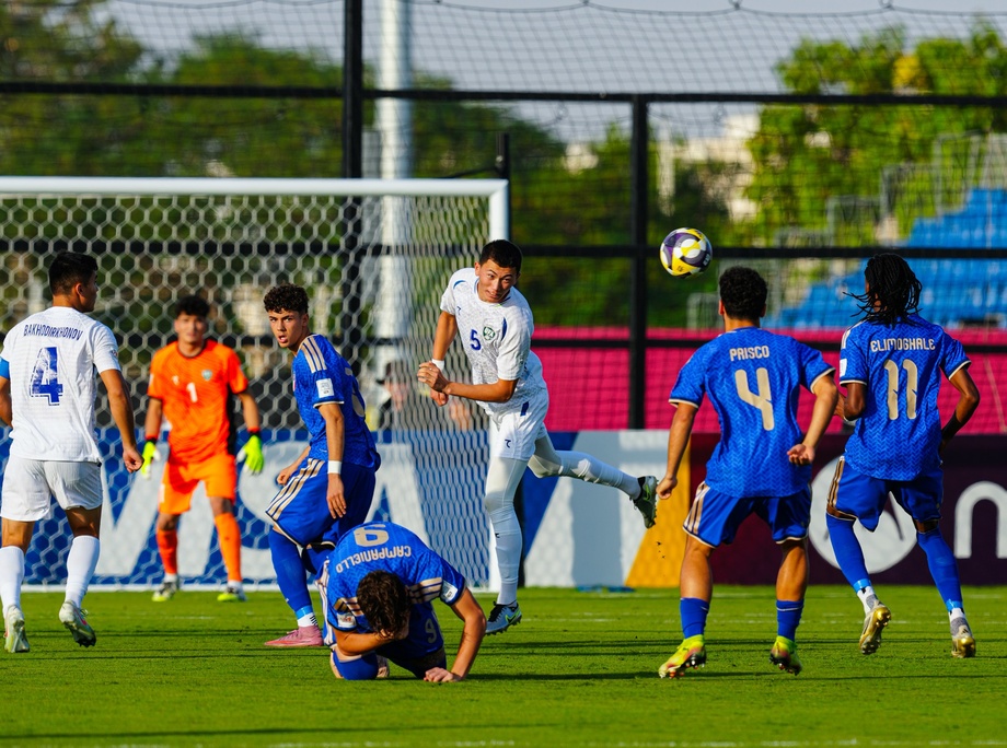 Ўзбекистон Италияга қарши ўйинда мағлубиятга учради
