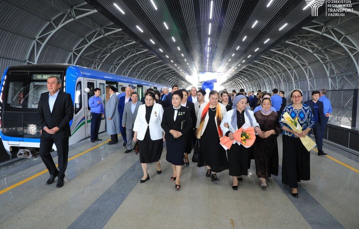 Yer usti xalqa metro yo‘lining yana bir qismi ochildi