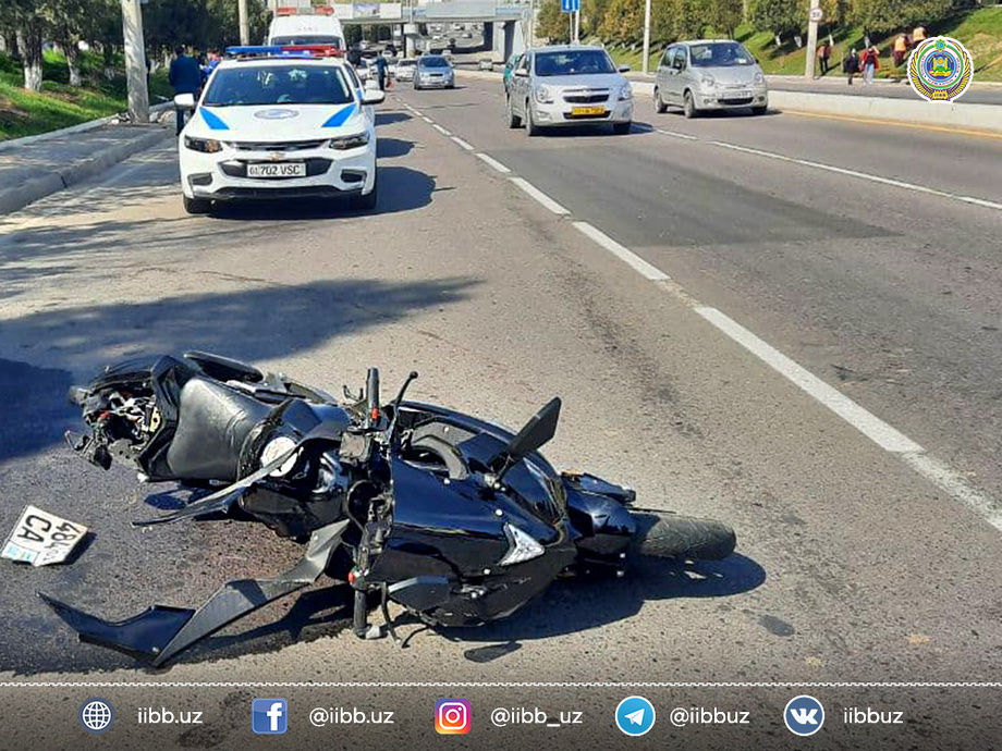 Mirzo Ulug‘bek tumanidagi ayanchli YTHda mototsiklchi halok bo‘ldi