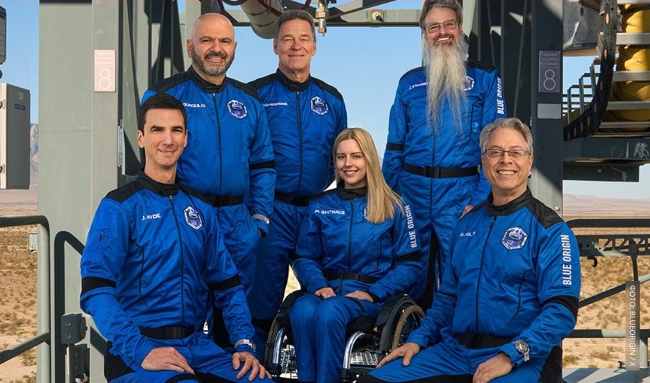 Shol bo‘lib qolgan ayol fazoni zabt etdi