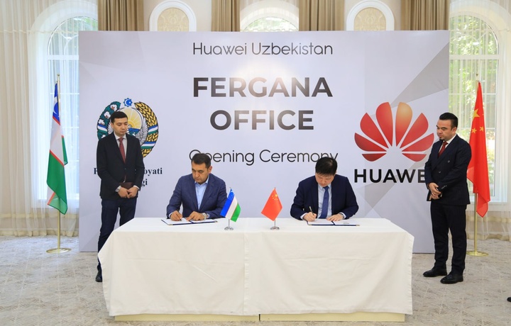 Farg‘onada Huawei kompaniyasining yagona rasmiy filiali ishga tushdi