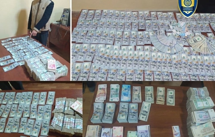 Хоразмда доллар сотиб олаётган фуқаро қўлга олинди