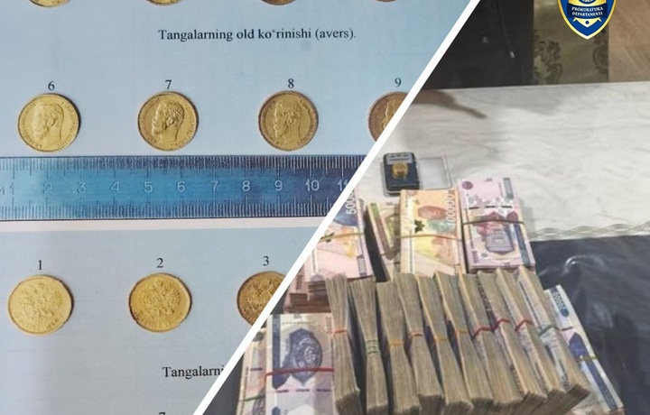 Qashqadaryoda «Nikolay» tangalarini sotayotgan shaxs ushlandi