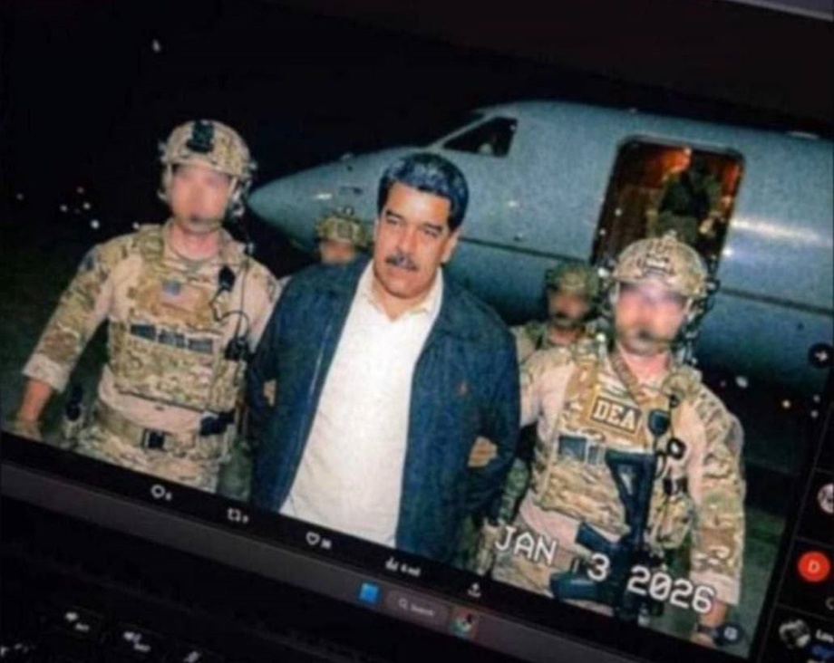 АҚШ ҳарбийлари Мадуро ва унинг хотинини қўлга олди
