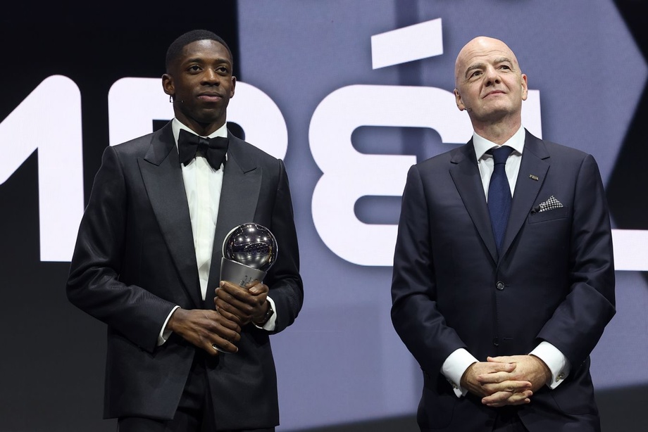 FIFA The Best mukofotlarini topshirdi