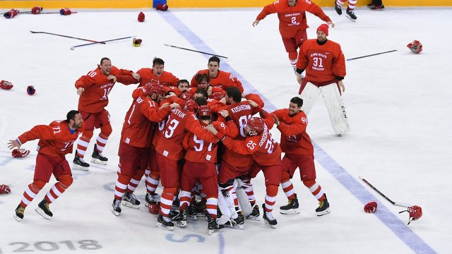 Rossiya hokkey termasi o‘z tarixida birinchi bor Olimpiada chempioni bo‘ldi