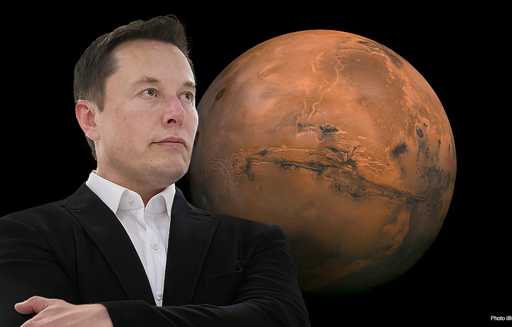 Илон Маск 2050 йилда 1 миллион кишини Марсга жўнатмоқчи