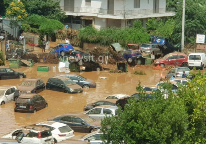 Gretsiyaga yong‘inlardan keyin suv toshqini talafot keltirdi