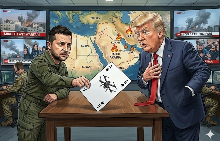 Трамп катта бошини кичик қилиб Зеленскийдан ёрдам сўради