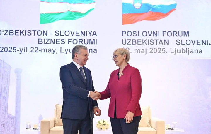 O‘zbekiston va Sloveniya rahbarlari yirik biznes forumda qatnashdilar