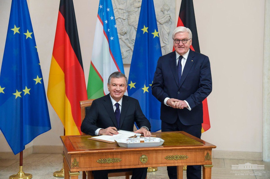 Шавкат Мирзиёев встретился с Федеральным Президентом Германии (фото)