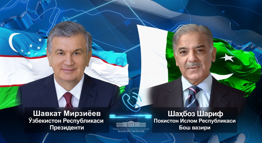 Shavkat Mirziyoyev Shahboz Sharif bilan telefonda muloqot qildi