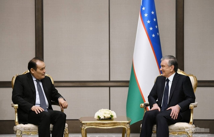 Shavkat Mirziyoyev Bag‘dod Amreyevni qabul qildi