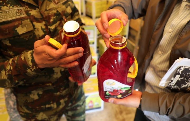 В Узбекистан пытались завезти партию синтетических наркотиков под видом гранатового сока