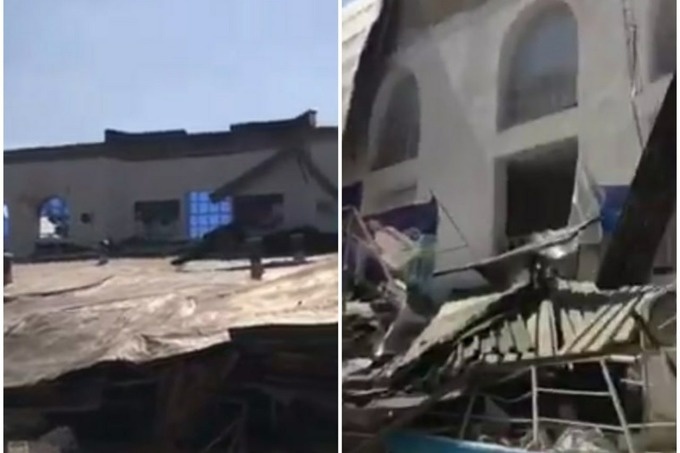 В Термезе обрушилась крыша спортивного комплекса «Алпамыш»