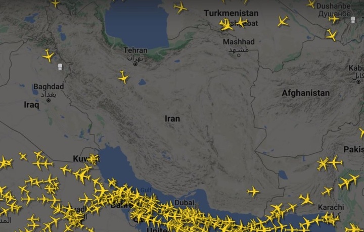 Иран закрыл воздушное пространство. Нескольким самолетам, летевшим в Узбекистан, пришлось развернуться