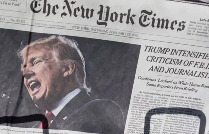 Суд Трампнинг The New York Times газетасига қарши даъвосини қайтарди