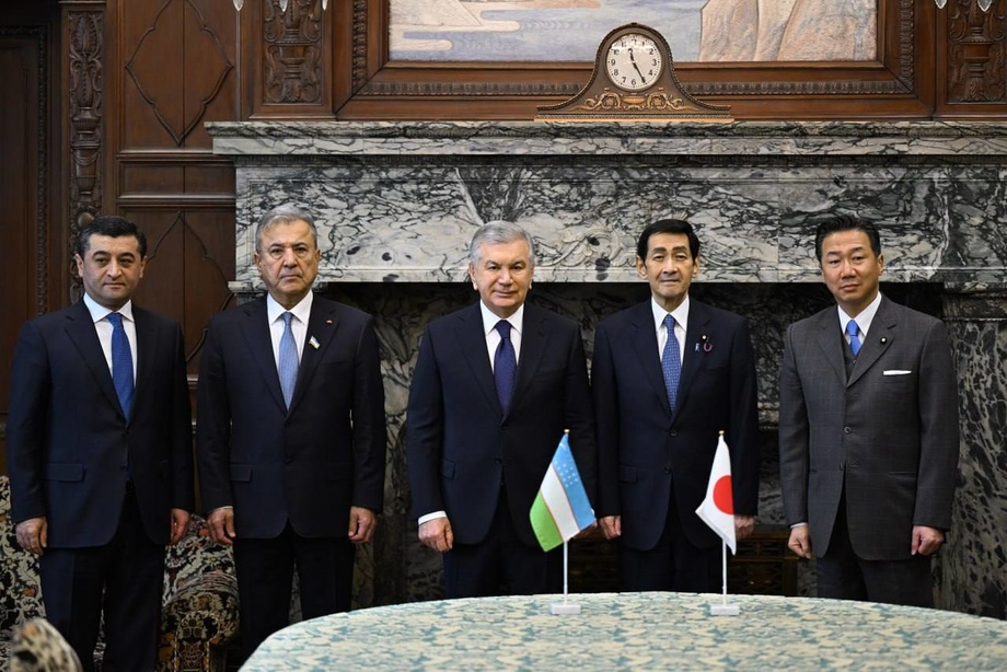 Шавкат Мирзиёев встретился с президентом Палаты советников Парламента Японии