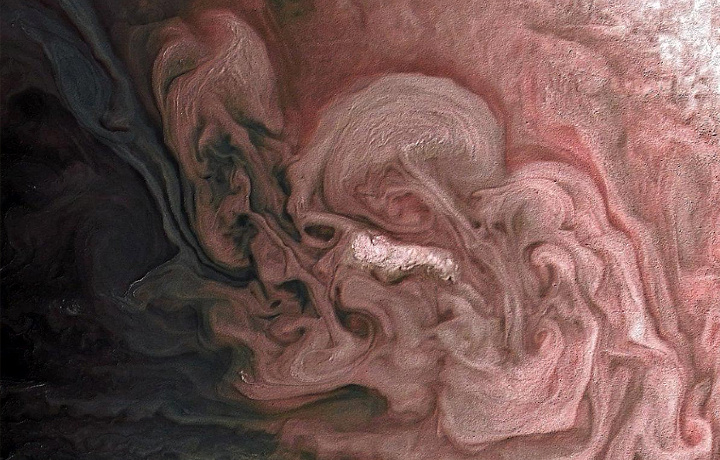 «NASA» Yupiterdagi bo‘ronlar tasvirini e’lon qildi