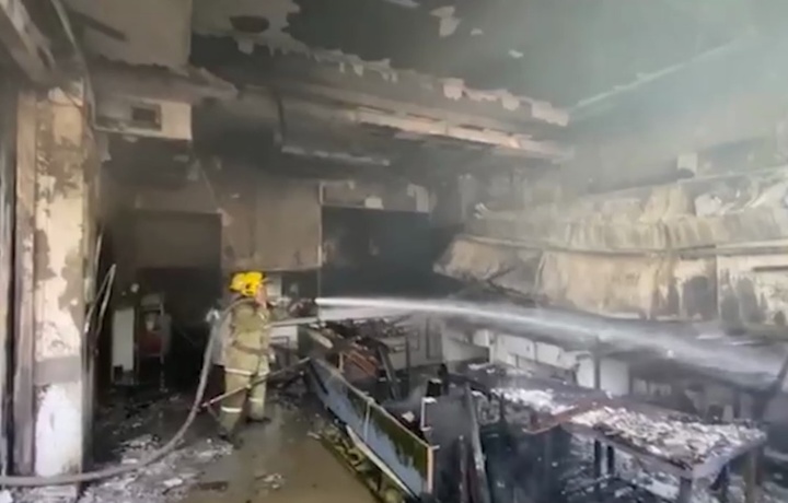 В кафе в Учтепинском районе произошло возгорание