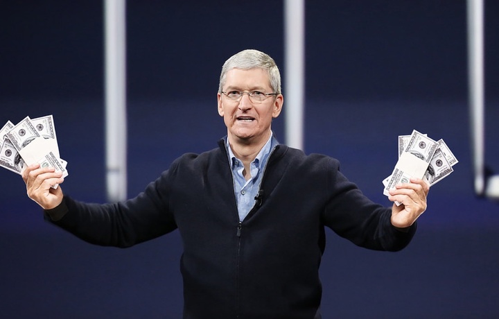 Apple заработала рекордные $91,8 млрд в первом квартале