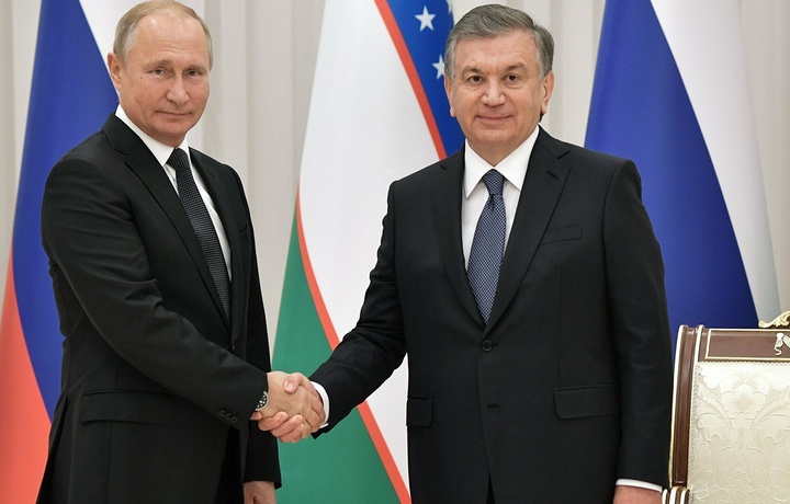 Мирзиёев и Путин обменялись мнениями о ситуации в Казахстане