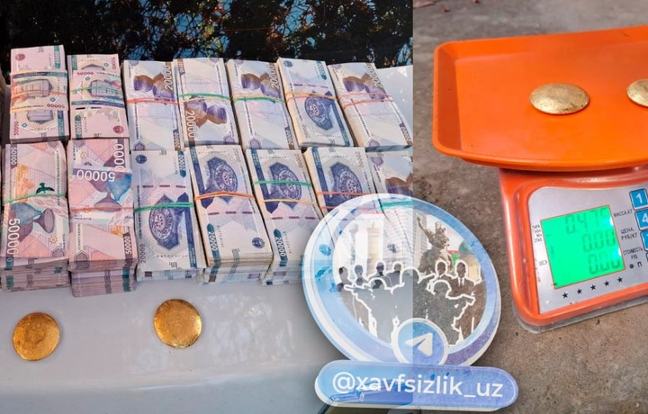 Олтин қуймаларни қонунга хилоф сотмоқчи бўлган гуруҳ қўлга олинди