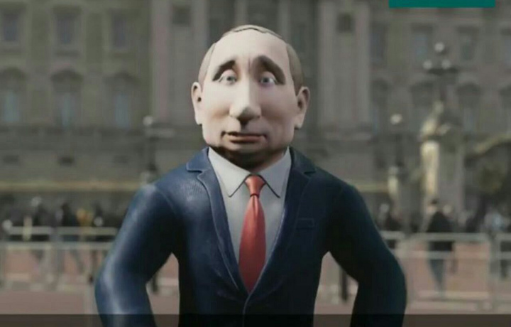 Animatsion «Putin» «BBC»da boshlovchilik qiladi (video)