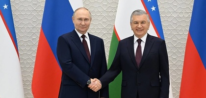 Shavkat Mirziyoyev Putinni tabrikladi