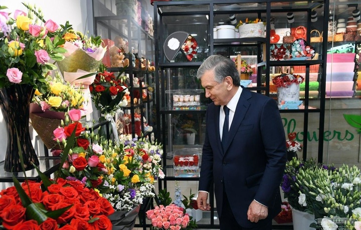 Prezident Sergelida ochilgan istirohat bog‘ini ko‘zdan kechirdi