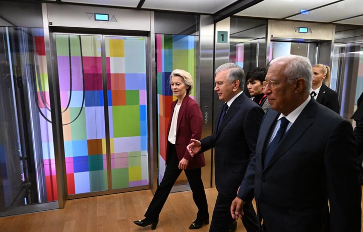 Mirziyoyevning Antoniu Koshta va Ursula fon der Lyayen bilan uchrashuvi bo‘lib o‘tdi