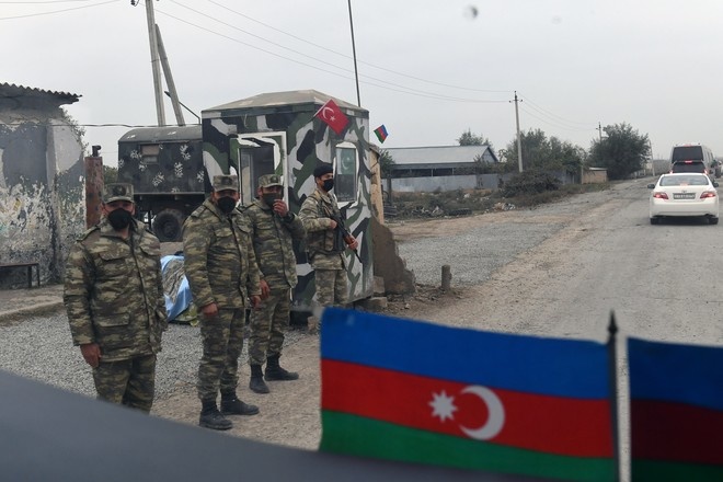 Военные Азербайджана вошли в Агдамский район