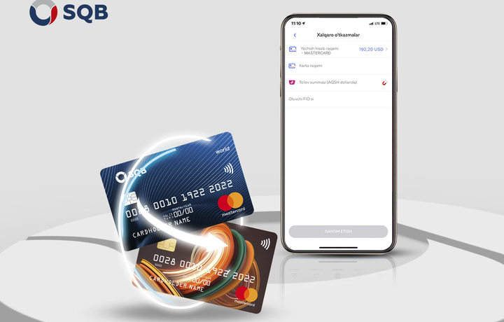 Ўзсаноатқурилишбанк томонидан Ўзбекистонда биринчи бўлиб Mastercard карталари ўртасида бутун дунё бўйлаб пул ўтказмалари йўлга қўйилди