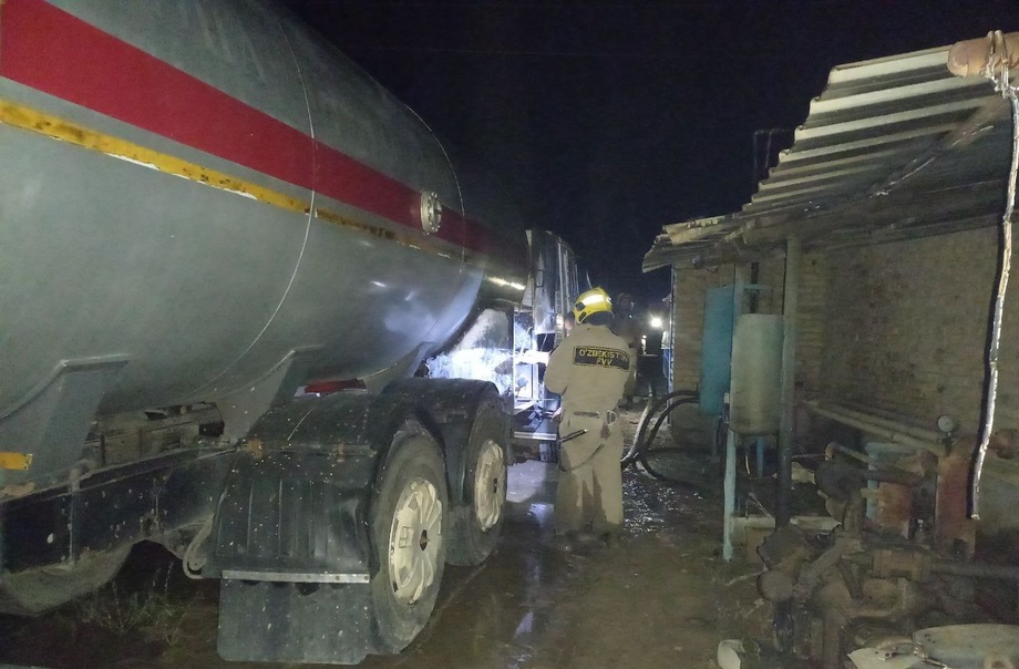 Buxoroda propan gaz quyish shoxobchasi yondi: jabrlanganlar bor