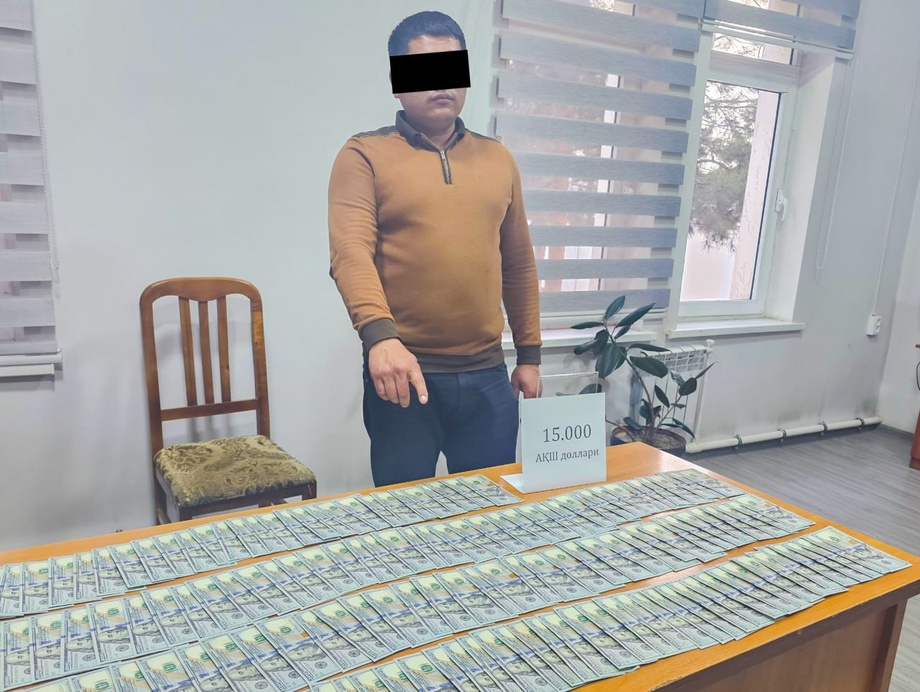 Farg‘onada fermer 15 ming dollar bilan ushlandi