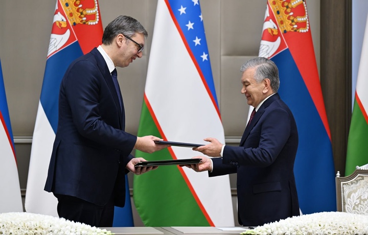 Узбекистан и Сербия подписали более 10 двусторонних документов