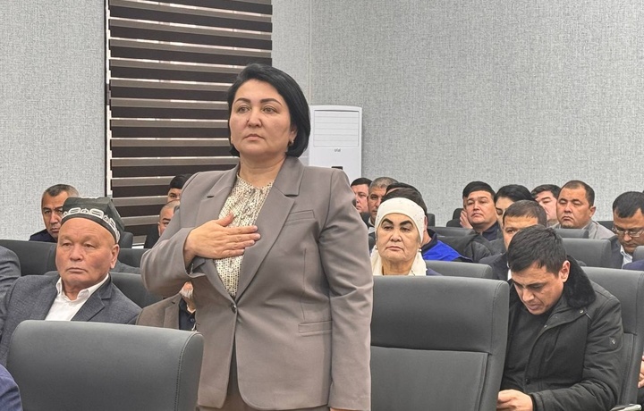 Dilfuza Qambarova Shirin shahar hokimi bo‘ldi