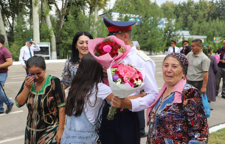 Yong‘in xavfsizligi instituti kursantlari qasamyod qabul qildi (foto)