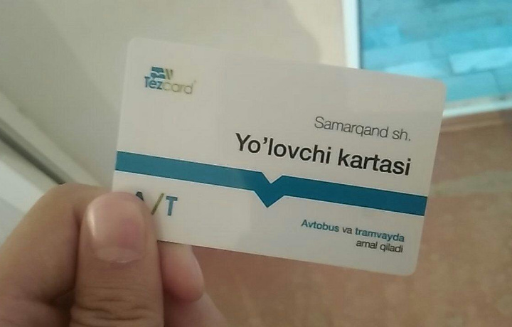 Samarqand shahridagi avtobuslarda elektron to‘lov joriy etildi