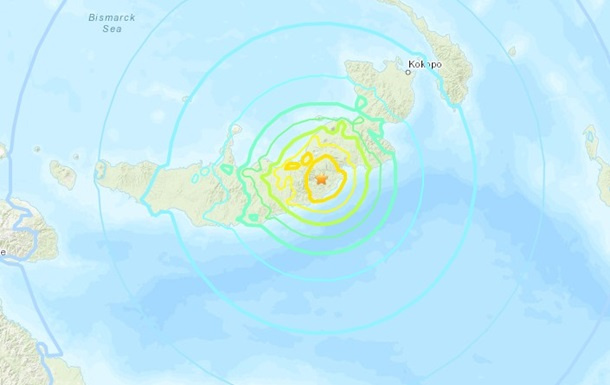 Papua-Yangi Gvineya qirg‘oqlarida bir nechta kuchli zilzila kuzatildi
