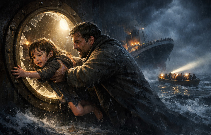 Қизини сувга улоқтирган ота...