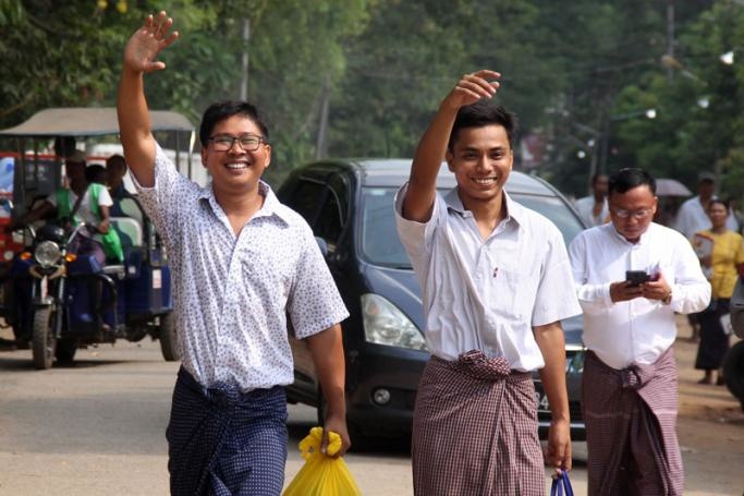 Осужденных в Мьянме журналистов Reuters освободили по амнистии