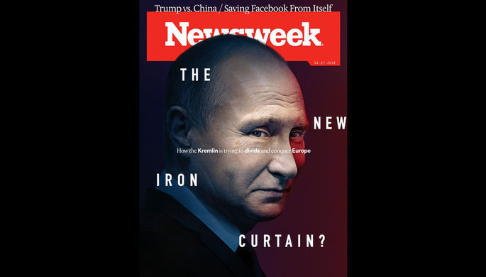 «Newsweek» муқовасига Путиннинг расмини жойлади