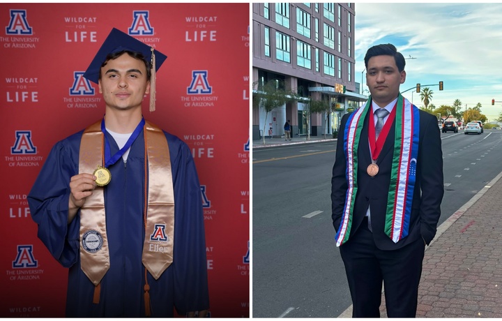 Икки нафар ўзбекистонлик Аризона университетини олтин медал билан тамомлади