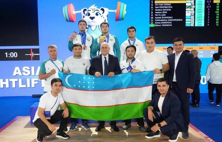 Оғир атлетика: ўзбекистонлик спортчилар Осиё чемпионатида 20 та медалга эга чиқишди