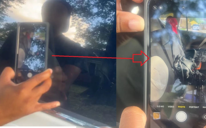 Воры используют камеру смартфона, чтобы заглядывать в тонированные автомобили