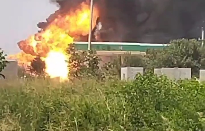 В Сурхандарьинской области произошёл взрыв на пропановой заправке