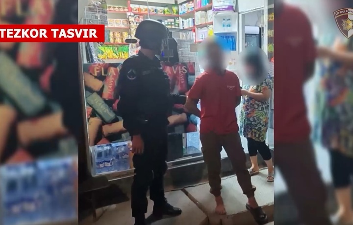 Правоохранители задержали вора, грабившего один из магазинов в Сергелийском районе
